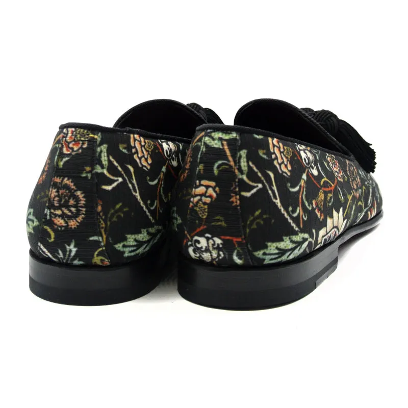 10-515-BLK FANTASIA Floral Slip On, Black