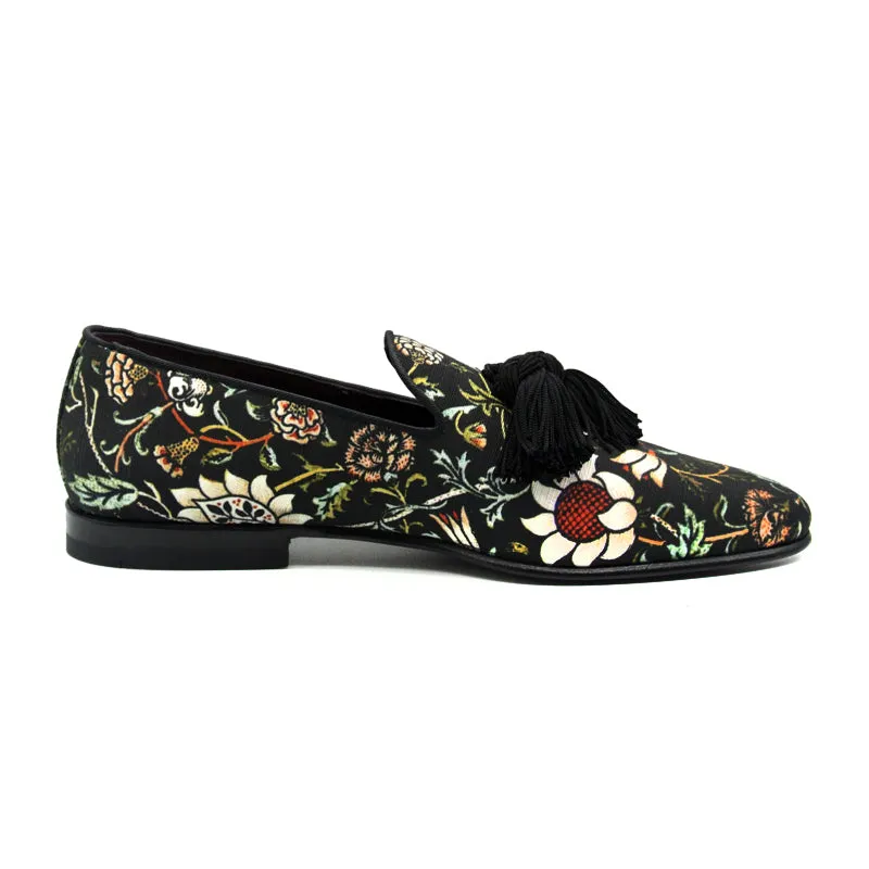 10-515-BLK FANTASIA Floral Slip On, Black