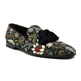 10-515-BLK FANTASIA Floral Slip On, Black