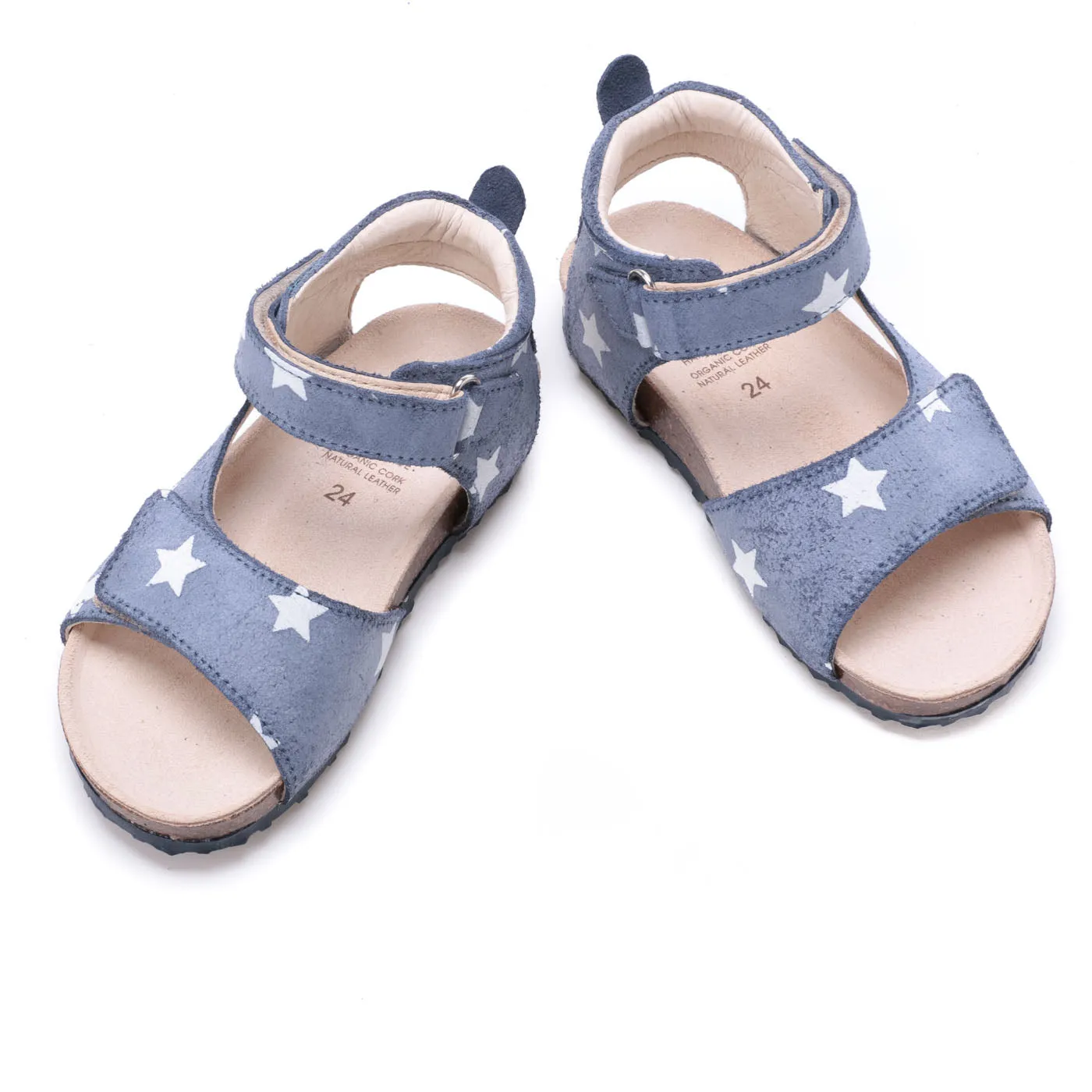 (2508B-16/2509B-16) Emel blue stars velcro sandals