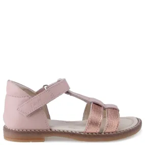 (2618-18) Emel  strap sandals rose gold