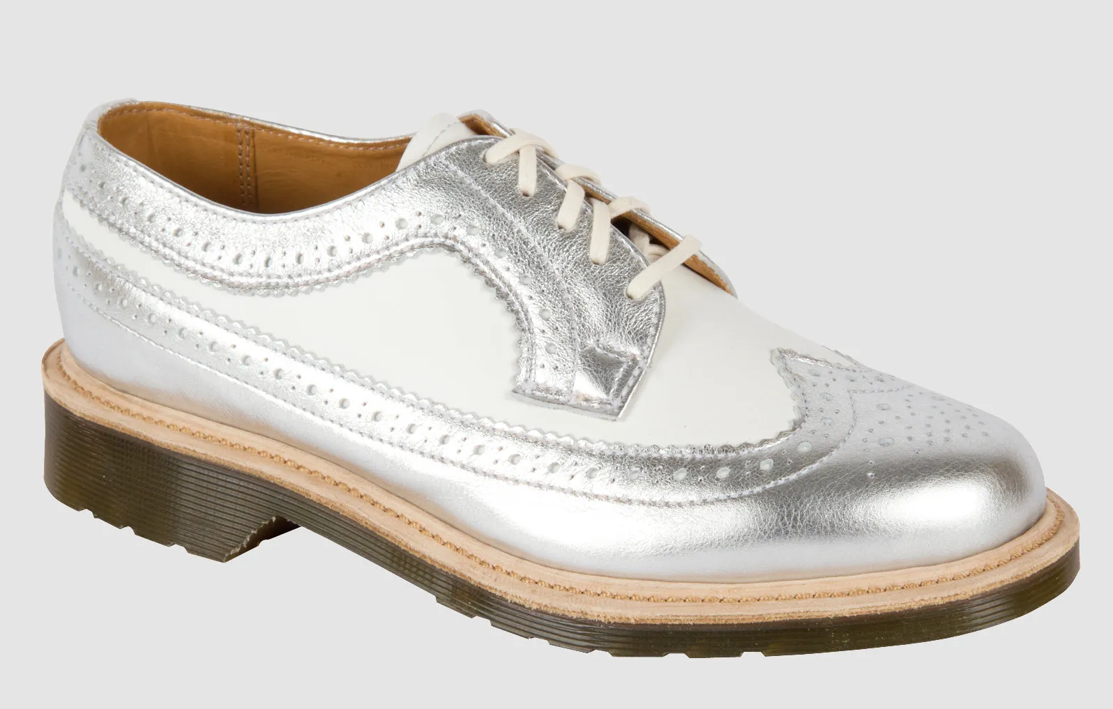 3989 SILVER WHITE ANILMORBIDO SMOOTH OXFORD MIE