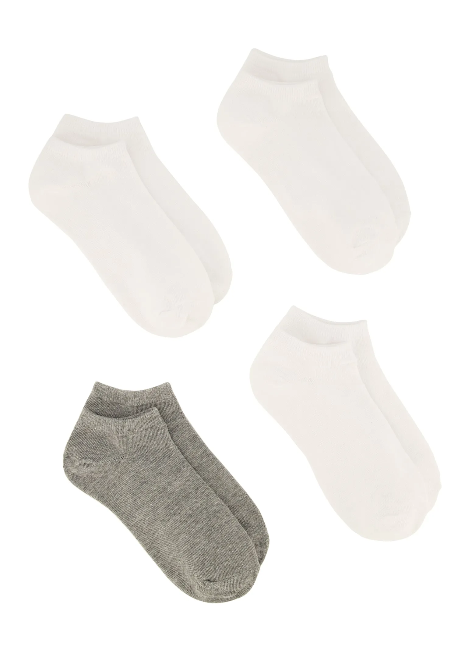 4 Pack Solid Socks