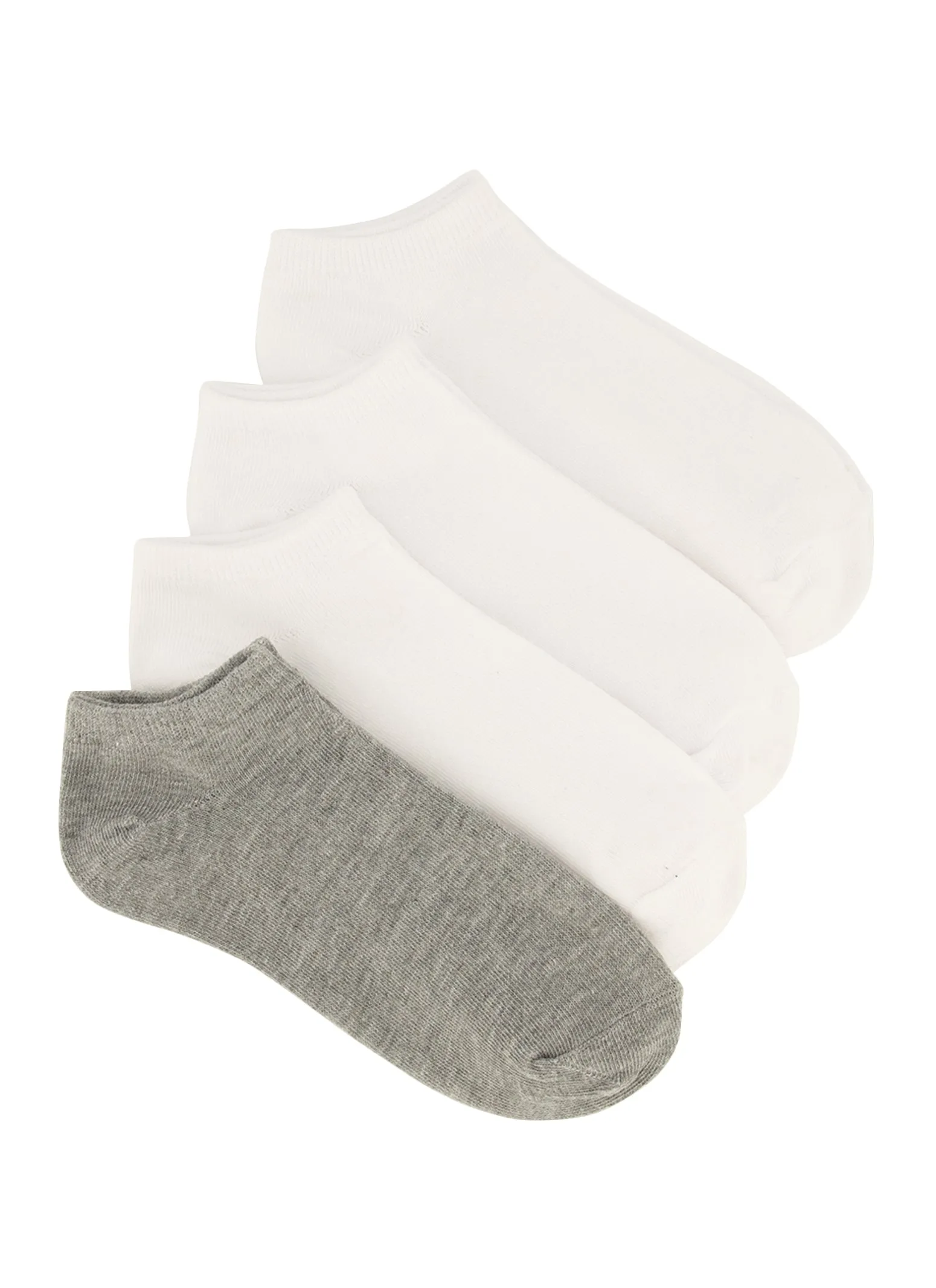 4 Pack Solid Socks