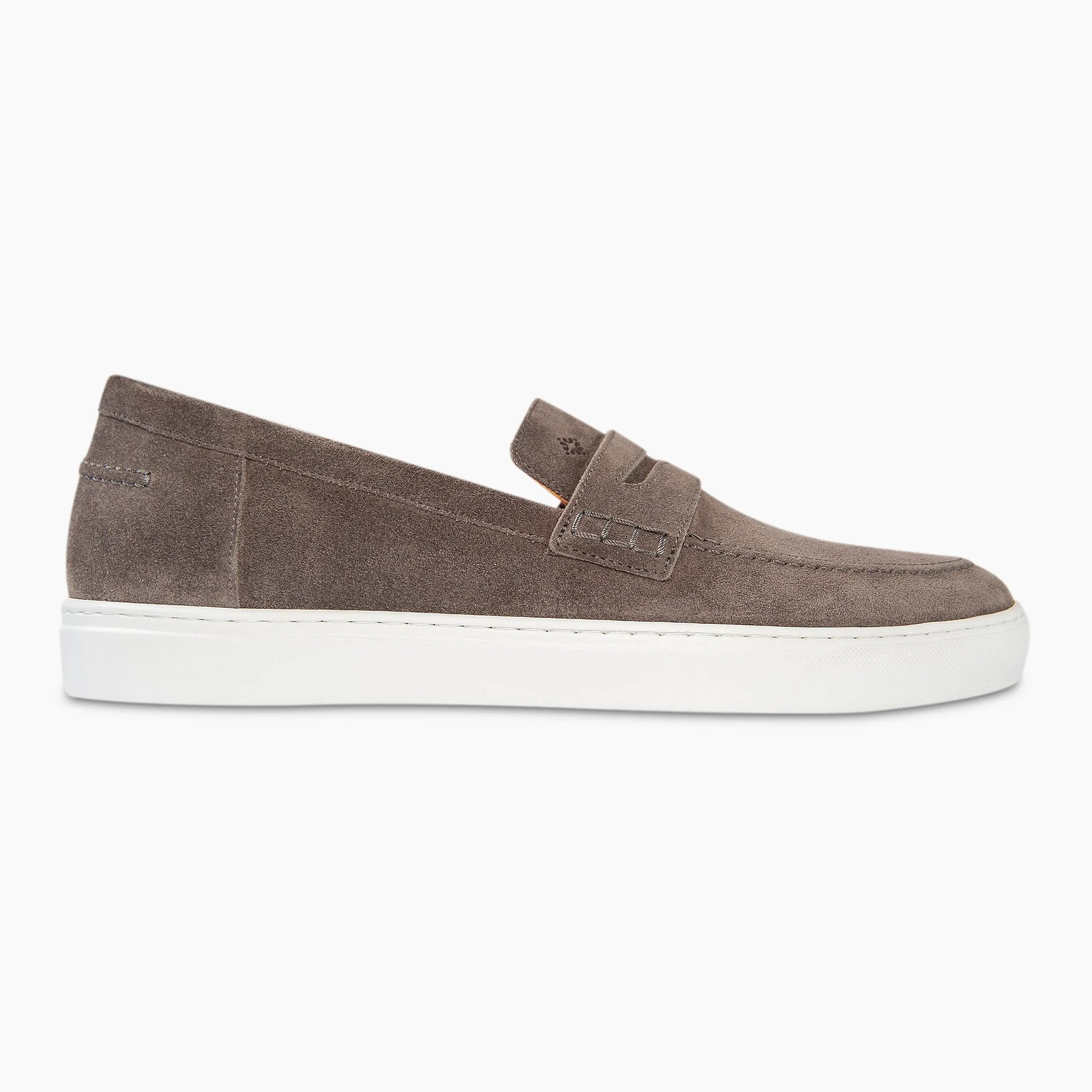 AND casual moccasins in suede and rubber sole