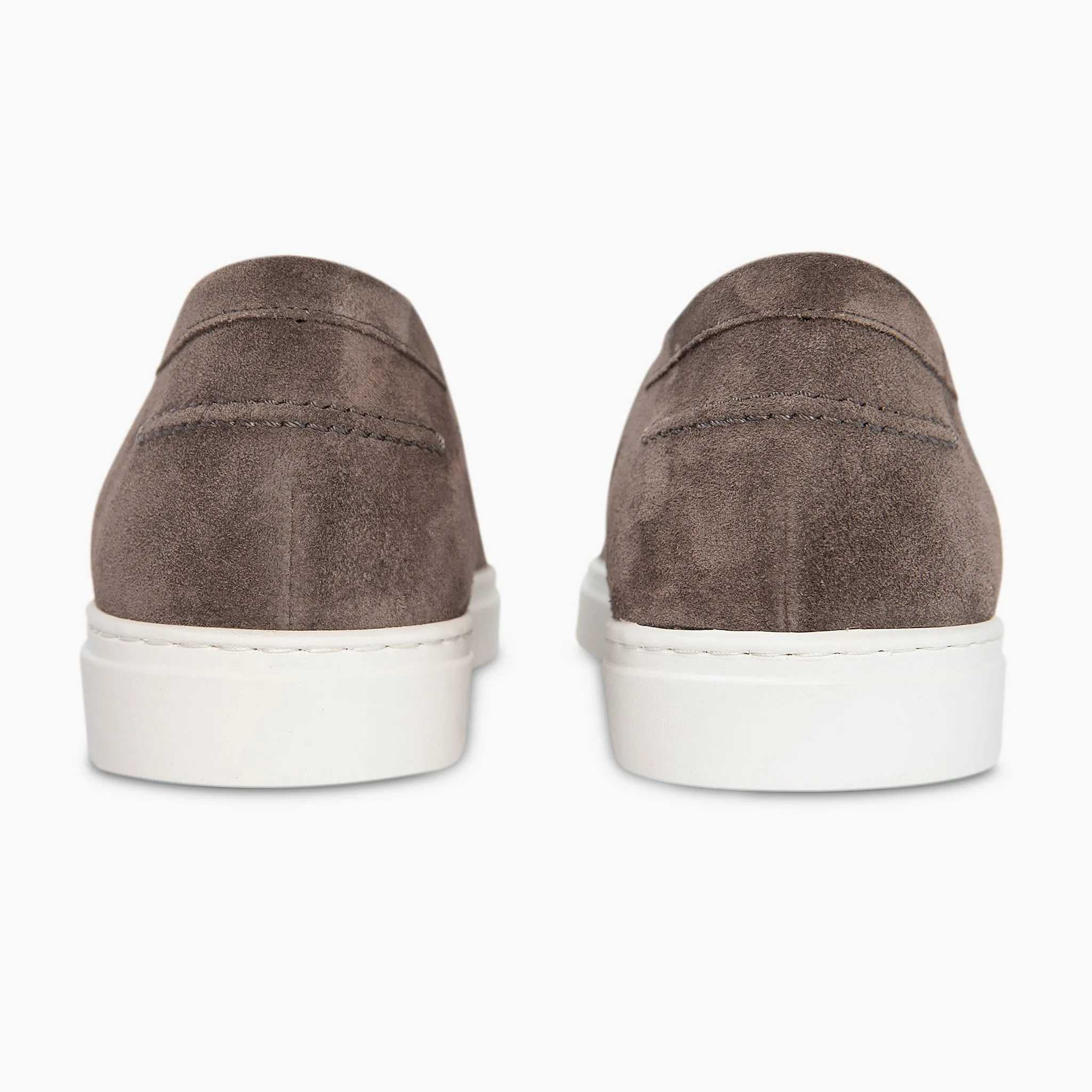 AND casual moccasins in suede and rubber sole