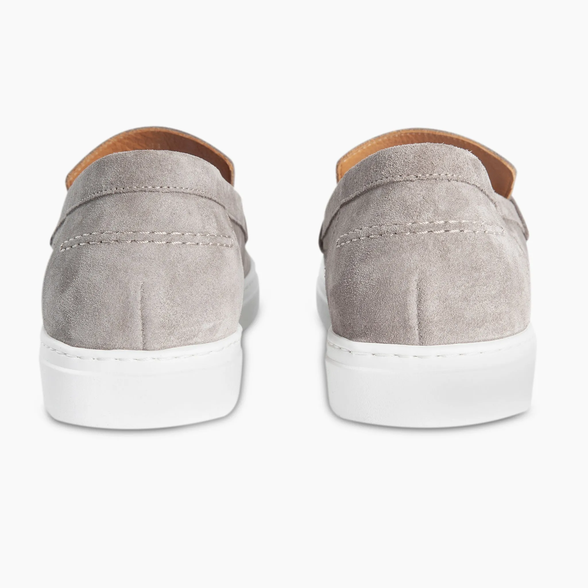 AND casual moccasins in suede and rubber sole