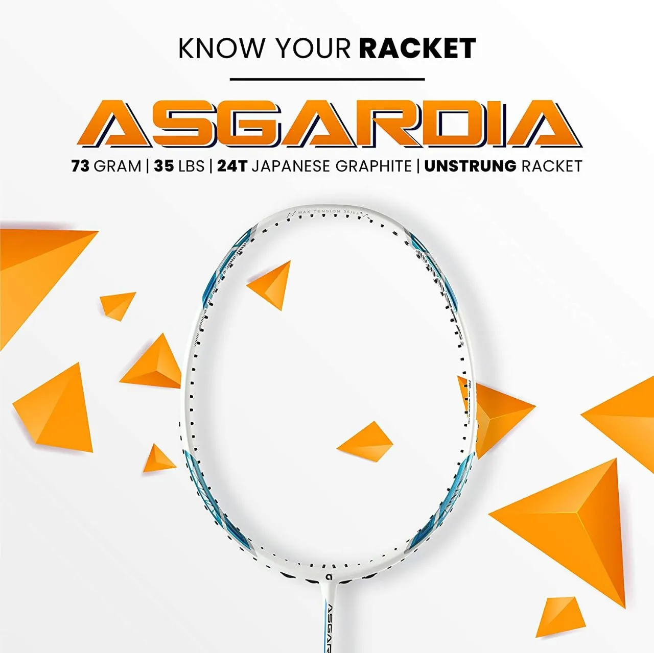 Apacs Asgardia Control Badminton Racket (Unstrung)