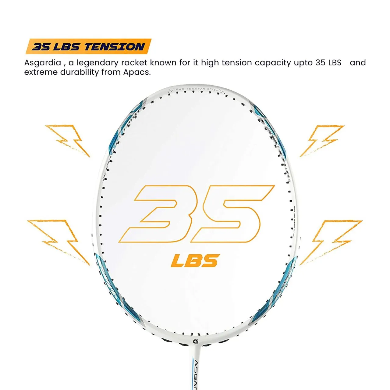 Apacs Asgardia Control Badminton Racket (Unstrung)