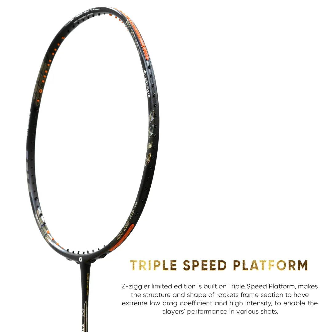 Apacs Z-Ziggler Limited Edition Badminton Racket (Unstrung) | Black