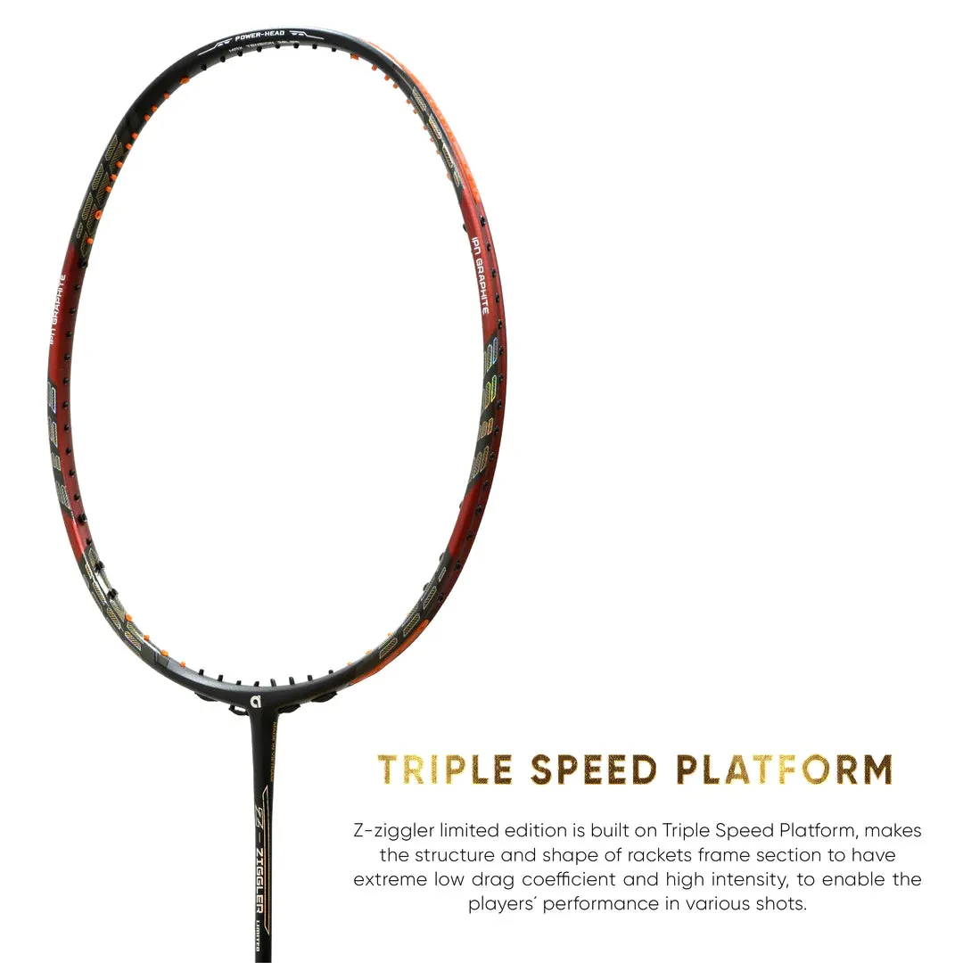 Apacs Z-Ziggler Limited Edition Badminton Racket (Unstrung) | Red/Black