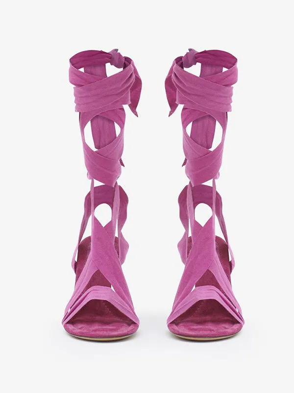 Arieli Sandals in Fuchsia