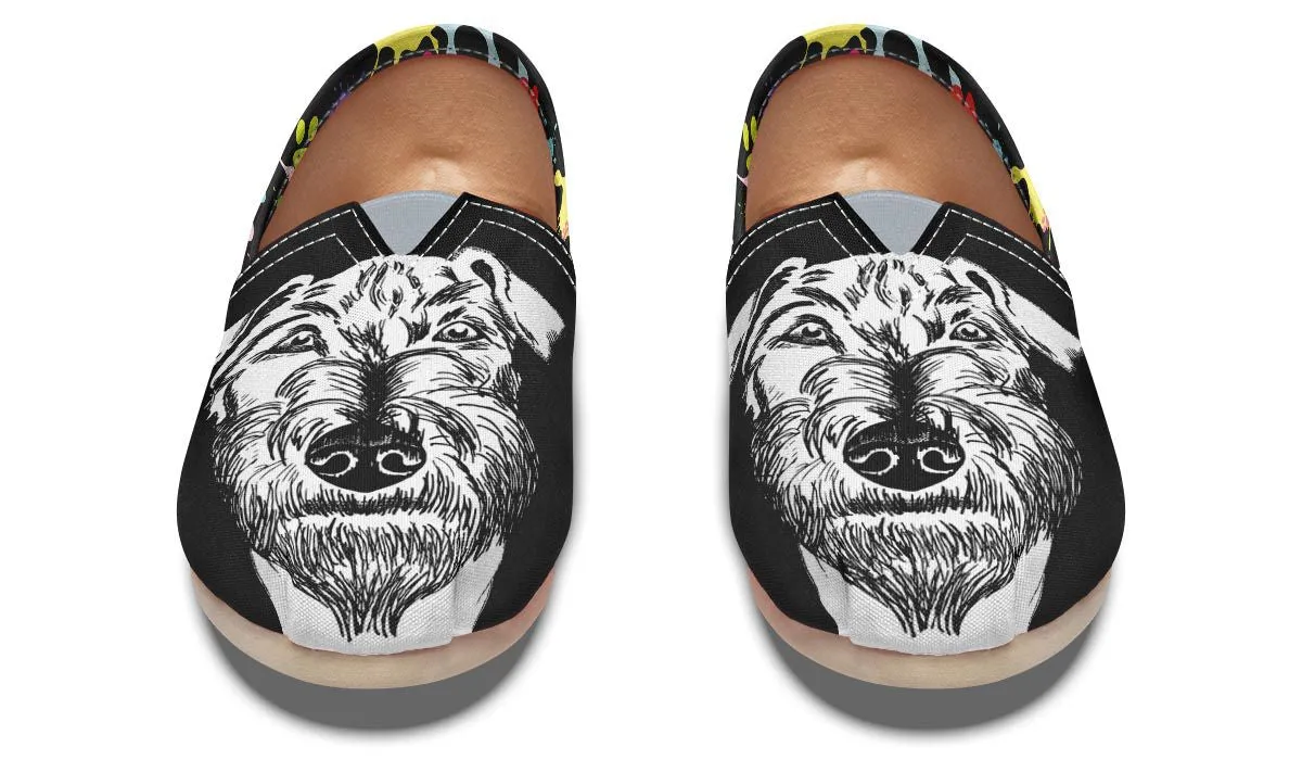 Artsy Schnauzer Casual Shoes