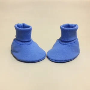 Baby Booties Solid Deep Blue