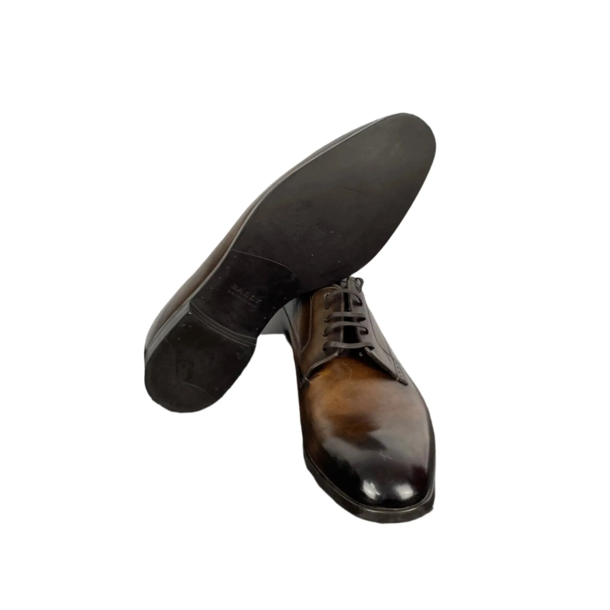 Bally Lantel Brown Leather Derby Shoes