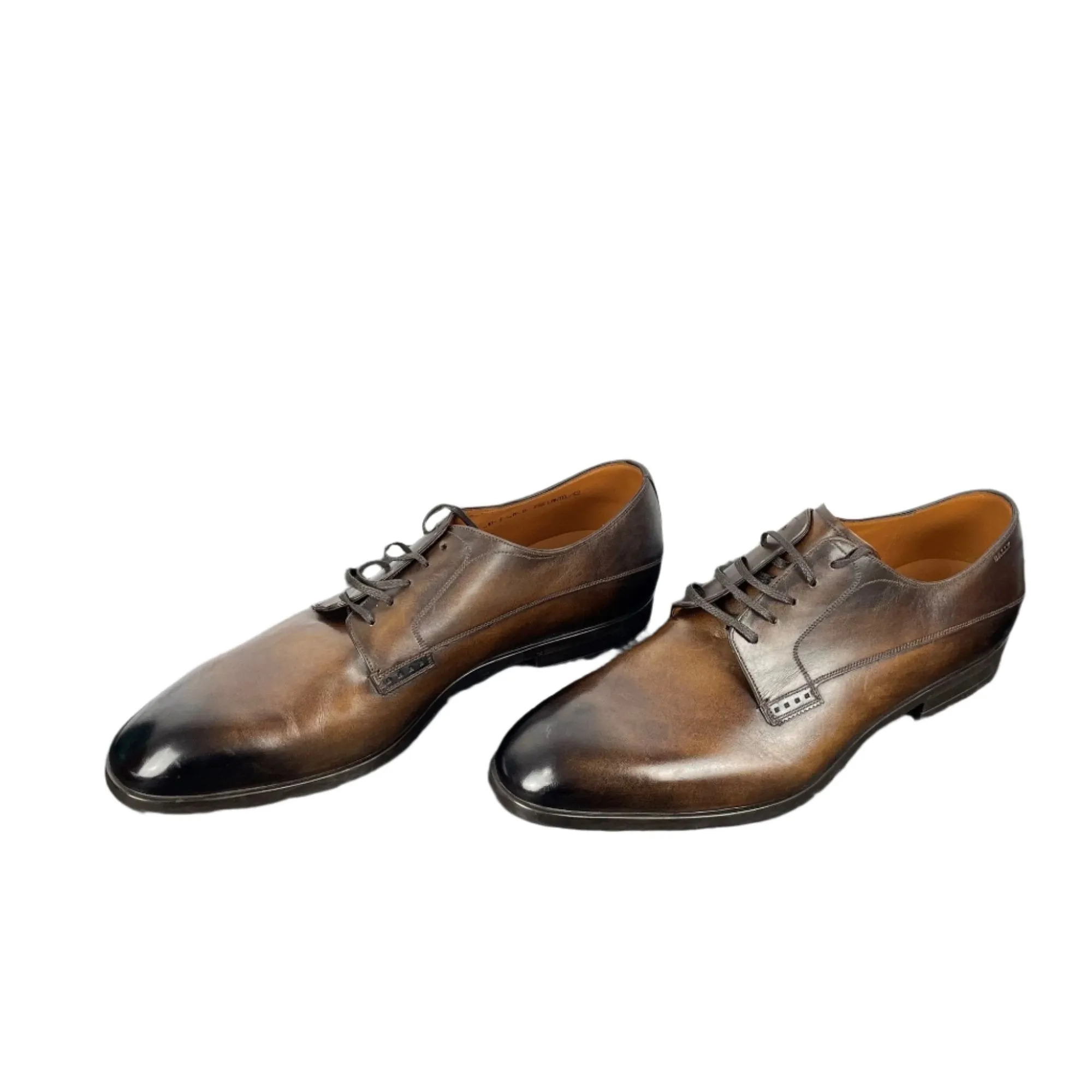 Bally Lantel Brown Leather Derby Shoes