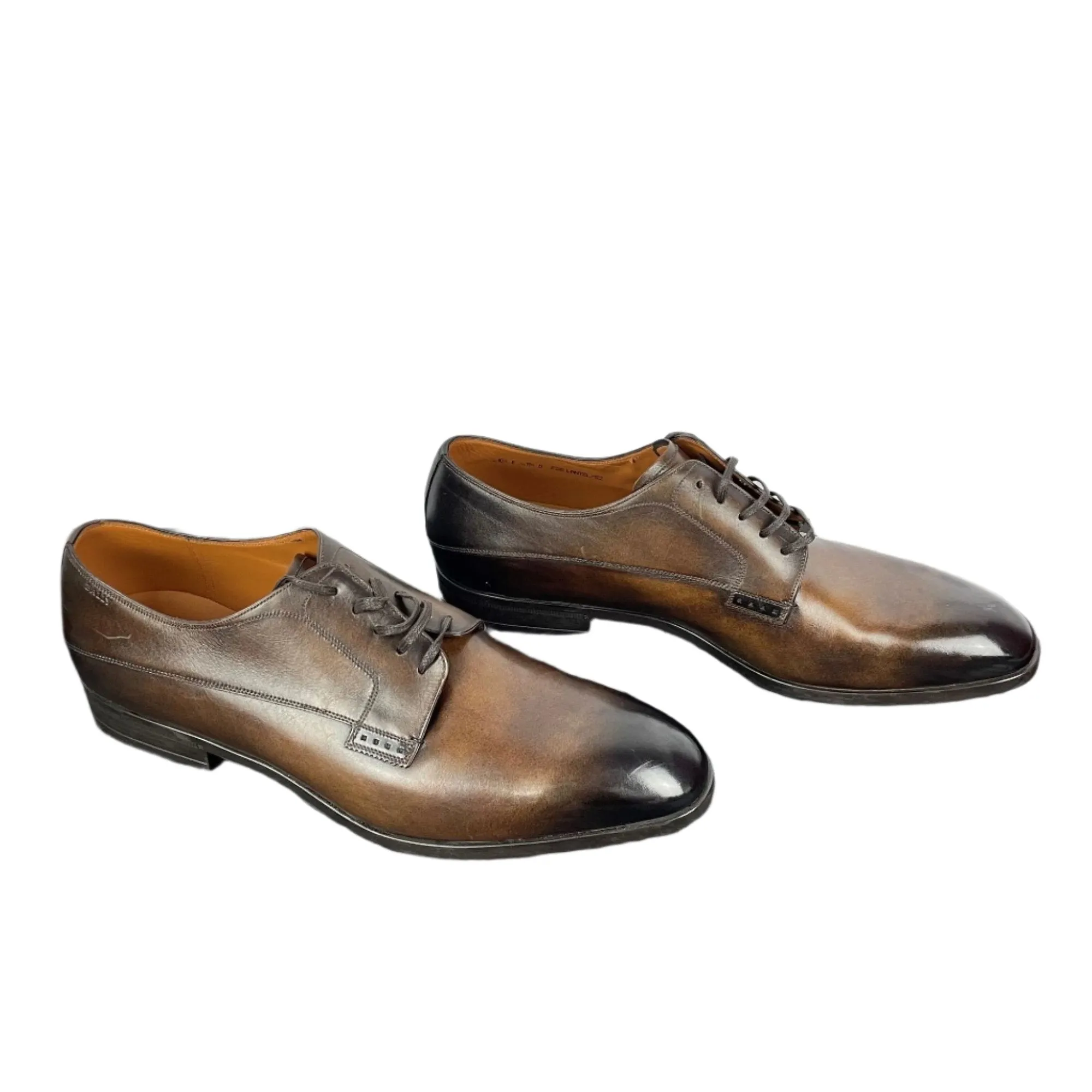 Bally Lantel Brown Leather Derby Shoes