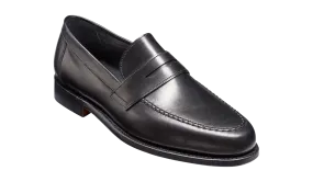 Barker Jevington Loafer Shoes - Black Calf - Ready To Deliver