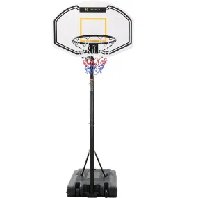 Basketball Hoop Portable Basketball Goal Basketball System 35x23.6 Backboard with Adjustable Height and Removable Wheels Outdoor/Indoor for Kids/Youth/Teenagers