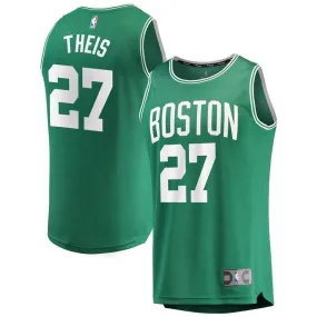 Boston Celtics Daniel Theis Fanatics Branded Replica Fast Break Player Jersey Mens - Green | Ireland V8366Y0