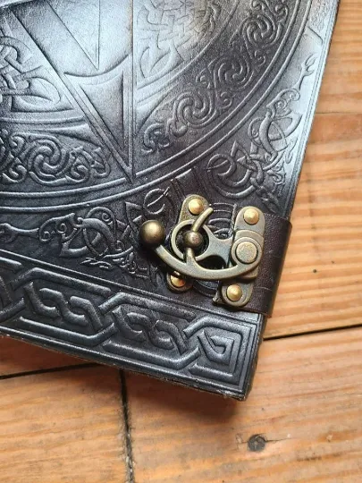 Celtic Star Leather Journal