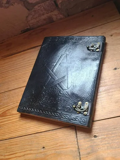 Celtic Star Leather Journal