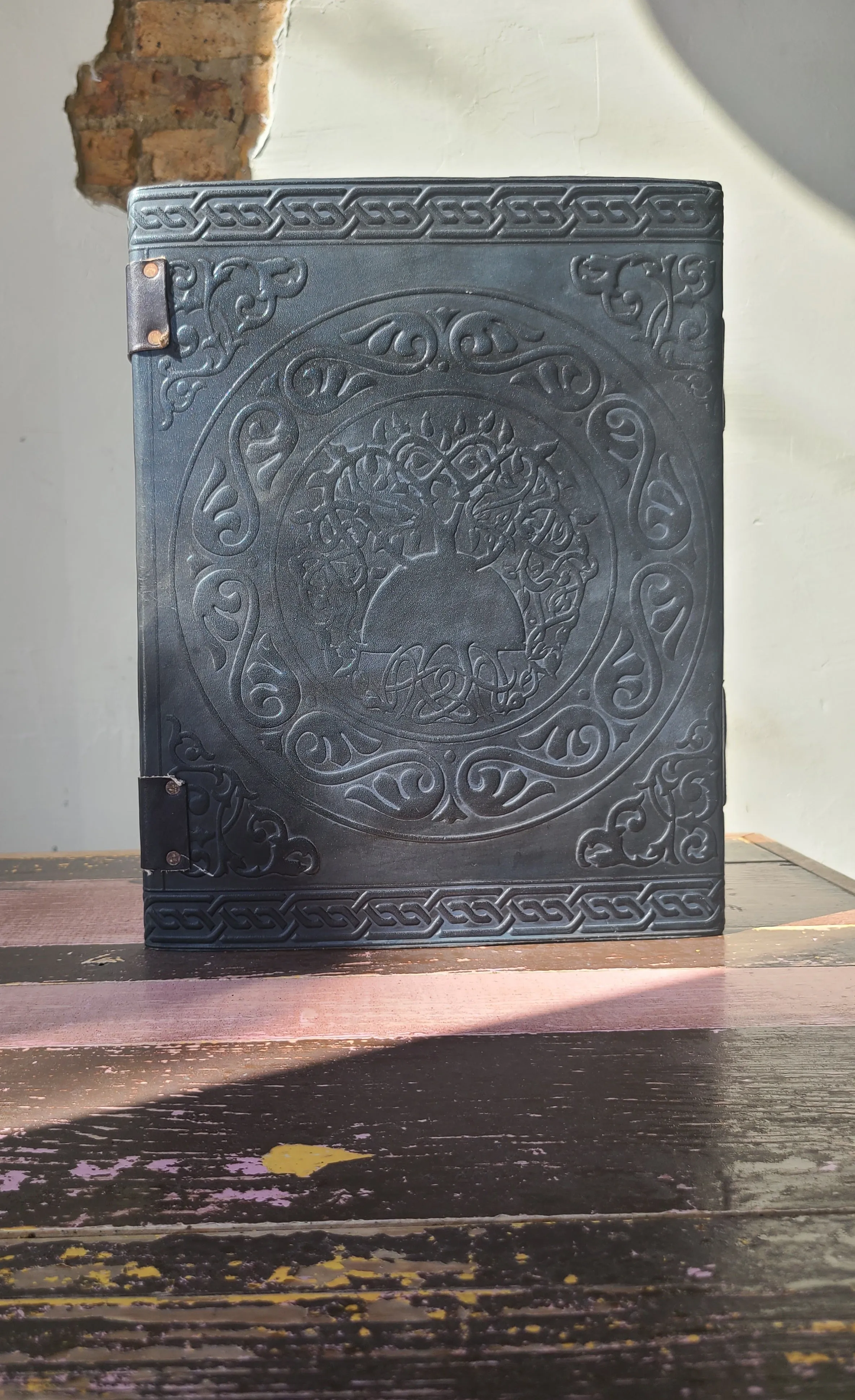 Celtic Star Leather Journal