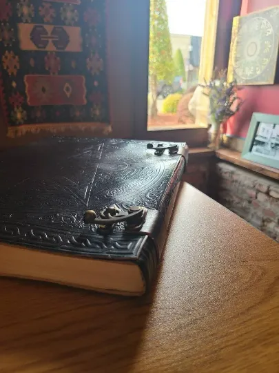 Celtic Star Leather Journal