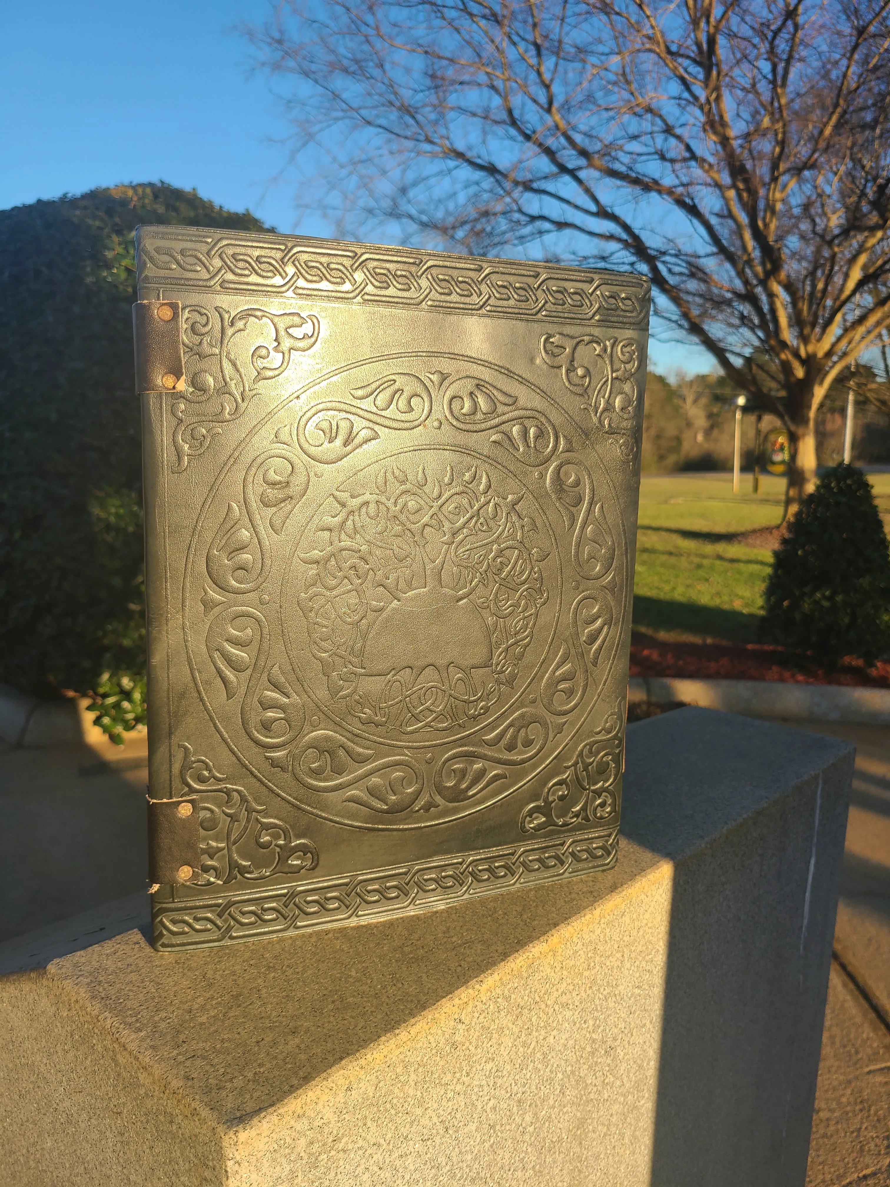 Celtic Star Leather Journal