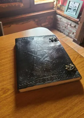 Celtic Star Leather Journal