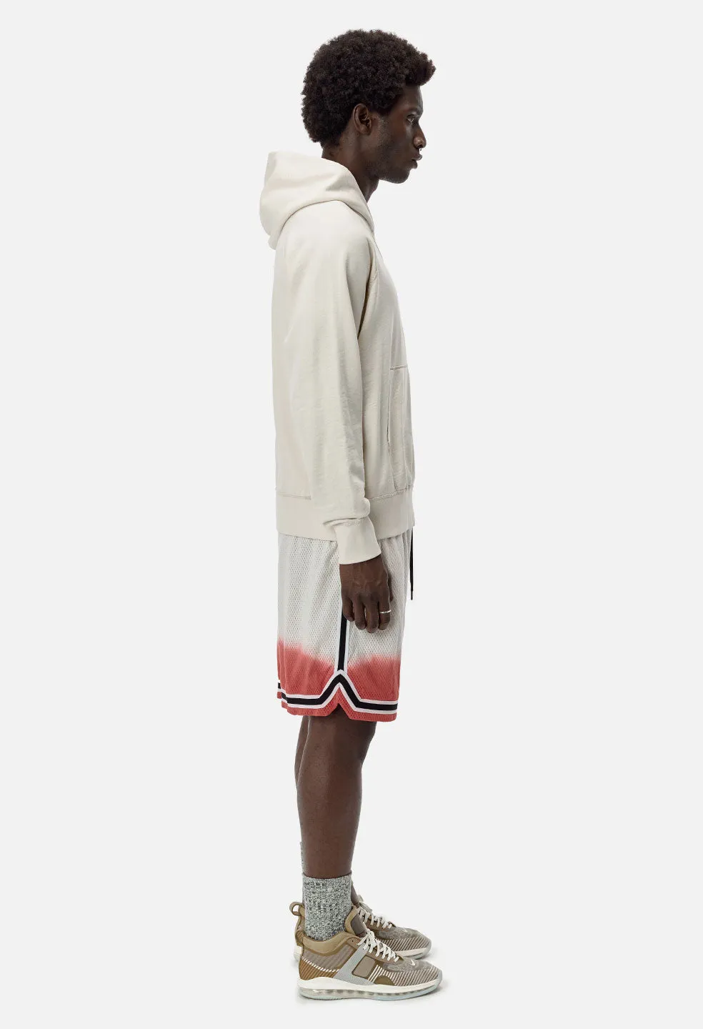 Game Shorts / Dip Dye Ivory X Red