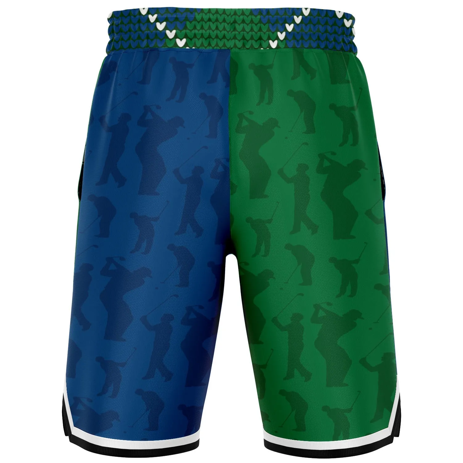 Golf Edinburgh Unisex Basketball Shorts