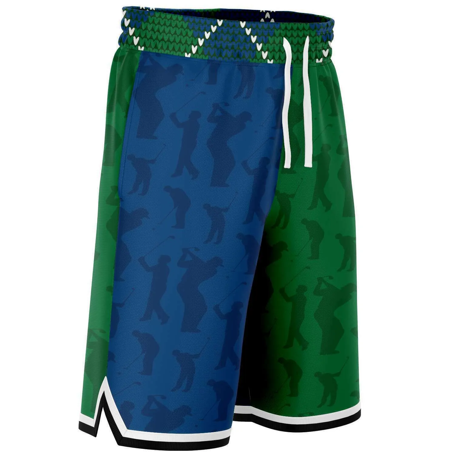 Golf Edinburgh Unisex Basketball Shorts