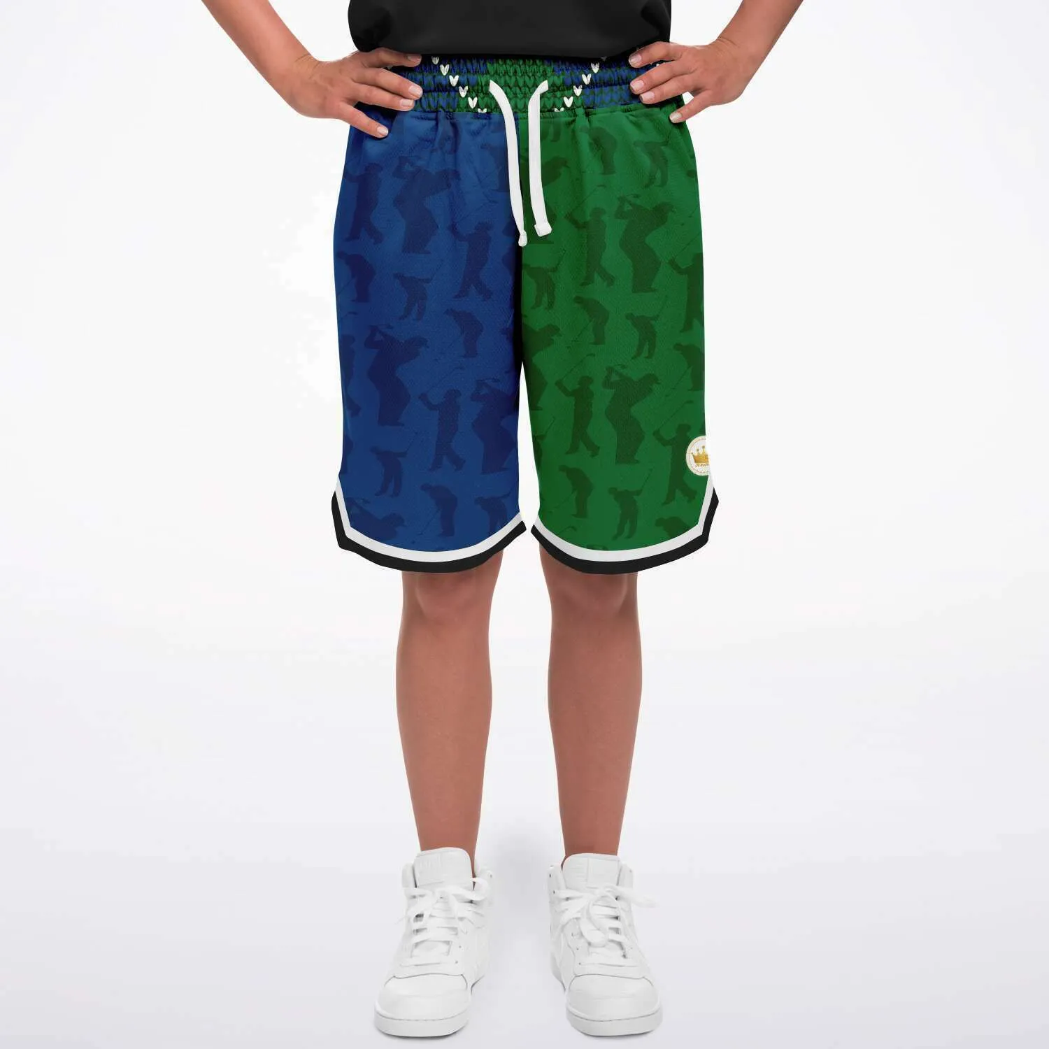 Golf Edinburgh Unisex Basketball Shorts