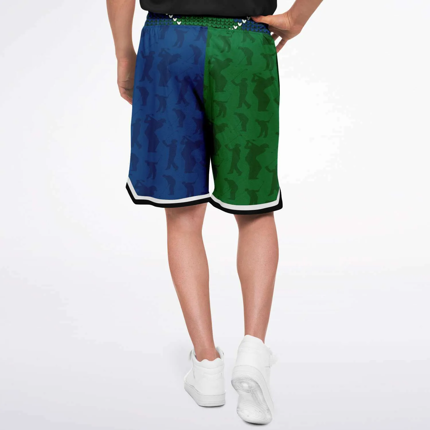 Golf Edinburgh Unisex Basketball Shorts