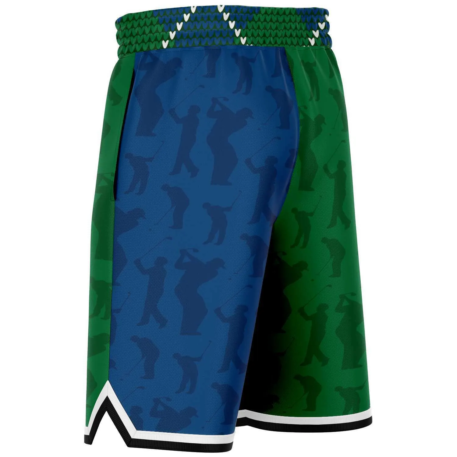 Golf Edinburgh Unisex Basketball Shorts