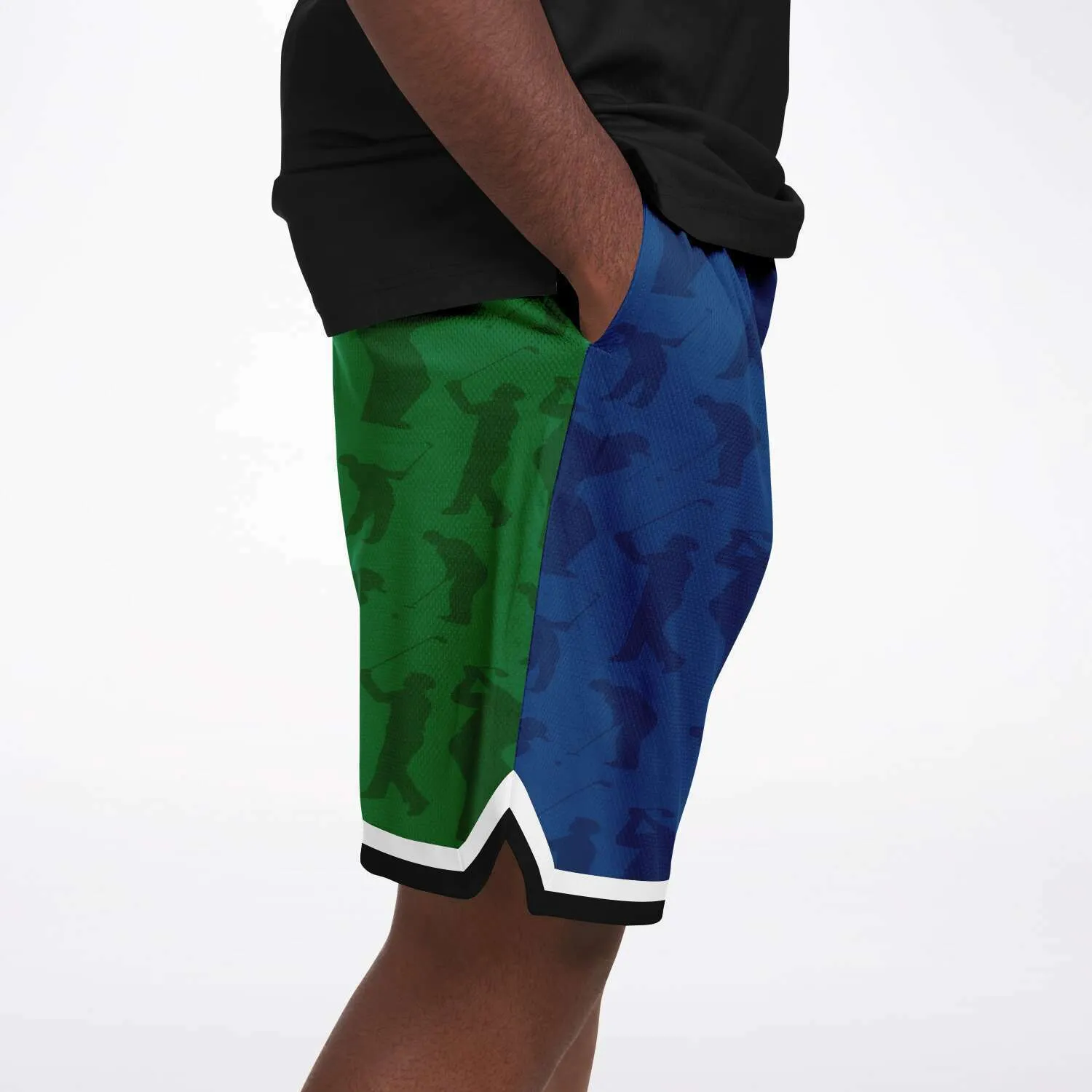 Golf Edinburgh Unisex Basketball Shorts