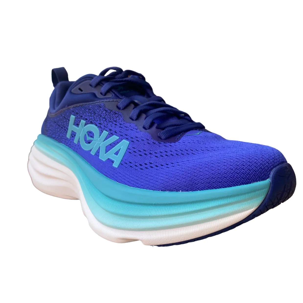 Hoka One One women's cushioned running shoe Bondi 9 1127952/BBES dark blue-light blue