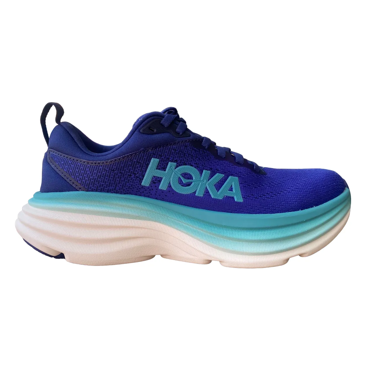 Hoka One One women's cushioned running shoe Bondi 9 1127952/BBES dark blue-light blue