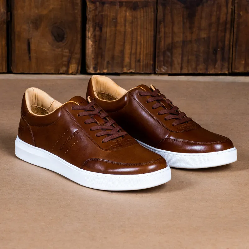 Kingsley Heath Retro Court Tan/White