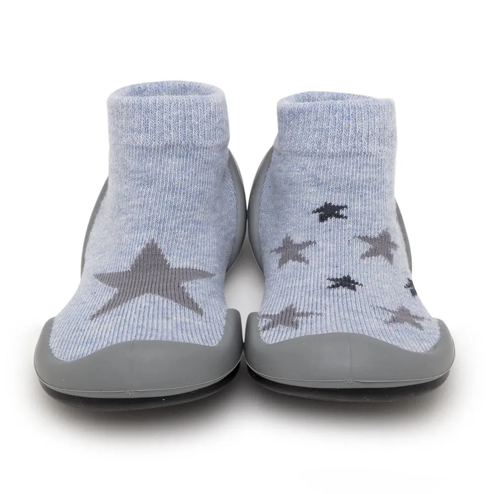 Komuello Baby Shoes - Twinkle Twinkle - Heather Blue