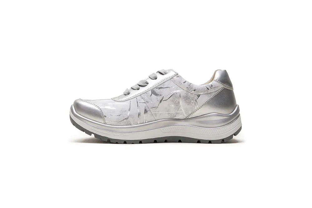 Ladies G-Comfort Lace Shoes Silver R5581WS sale