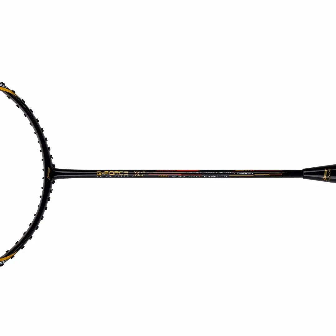 Li-Ning G-Force X5 Badminton Racket (Unstrung) | 82 Grams