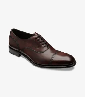 LOAKE Hughes Calf Oxford Shoe - Burgundy