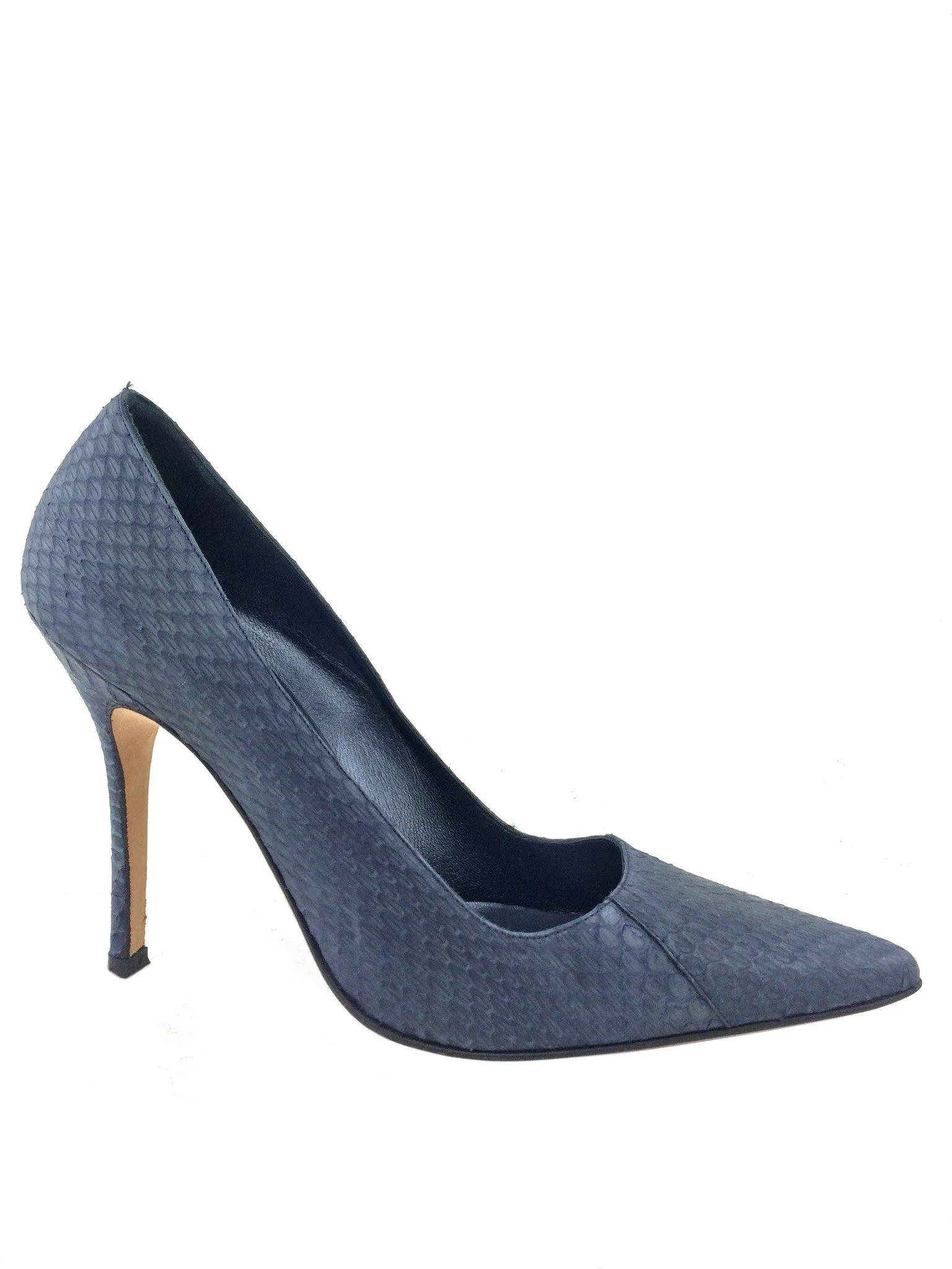 Manolo Blahnik BB Python Pumps Size 7.5