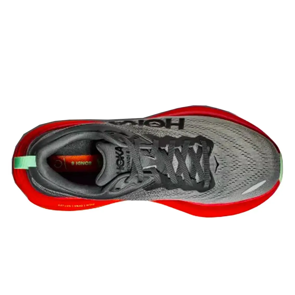 Mens Hoka Bondi 8 - Castlerock / Flame