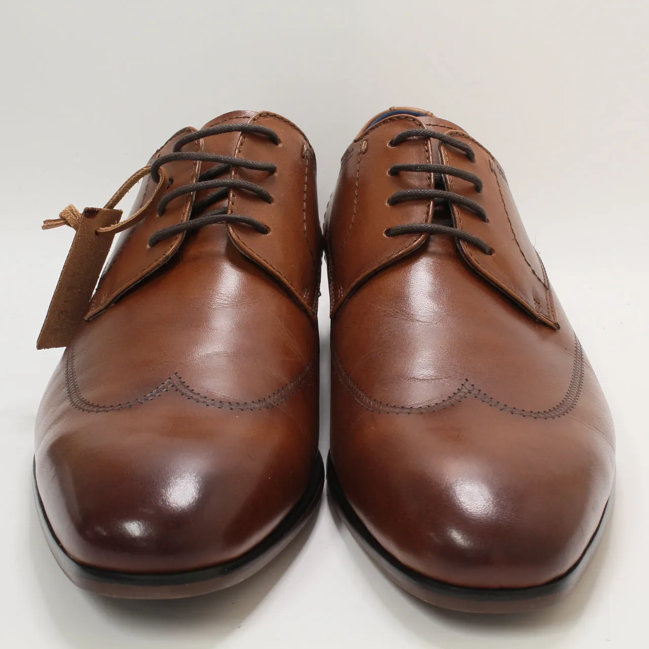 Mens Office Magnus Wingcap Leather Derby Tan Leather