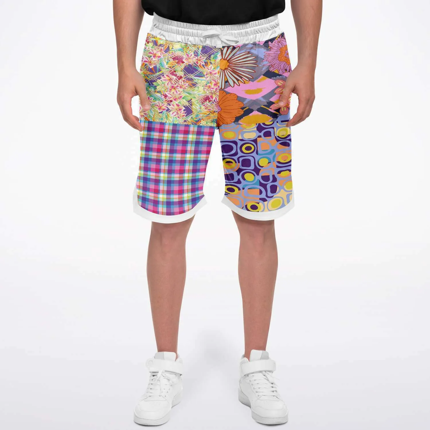 Mercury Retrograde Patchwork Basketball Shorts