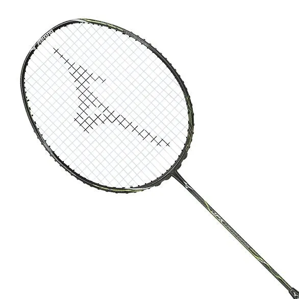 Mizuno JPX Limited Edition Speed  Badminton Racket (Unstrung) - Black/Acid Lime Foil - 4U