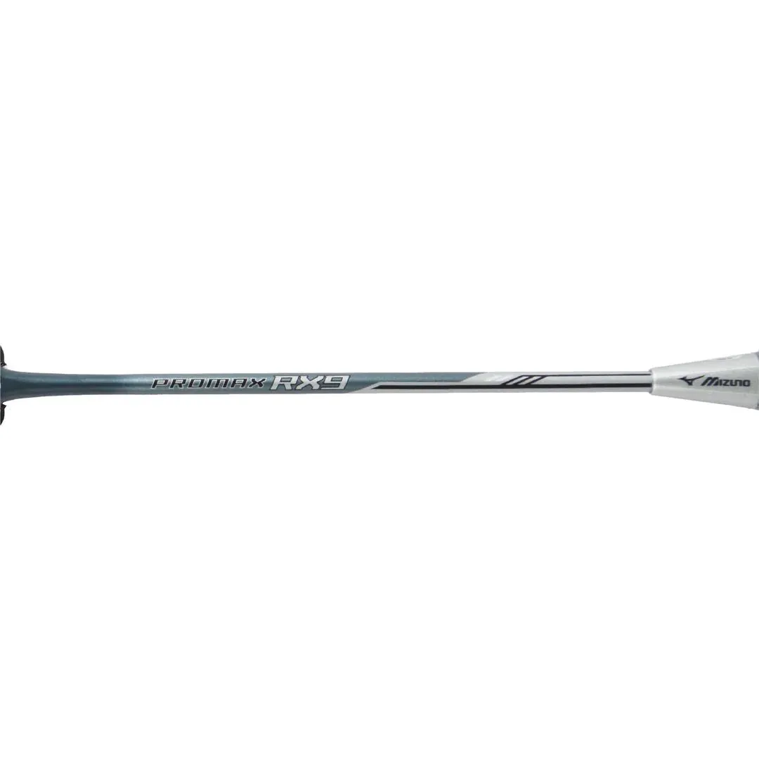 Mizuno Promax RX9 Badminton Racket (Unstrung) - Shadow Grey/Metallic Silver/Black